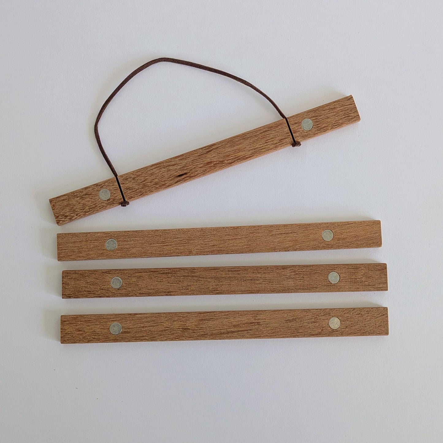 Wooden Magnetic Poster Frame Hangers A4 and A3