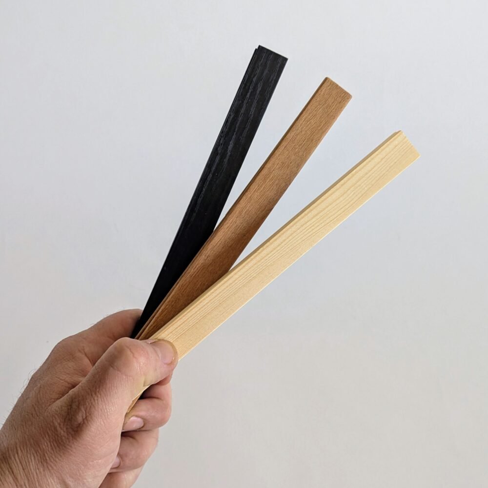 Wooden Magnetic Poster Frame Hangers A4 and A3