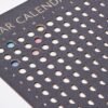 Minimalist Moon Phase Lunar Calendar – Shadow Edition, black and white wall art showing all lunar phases