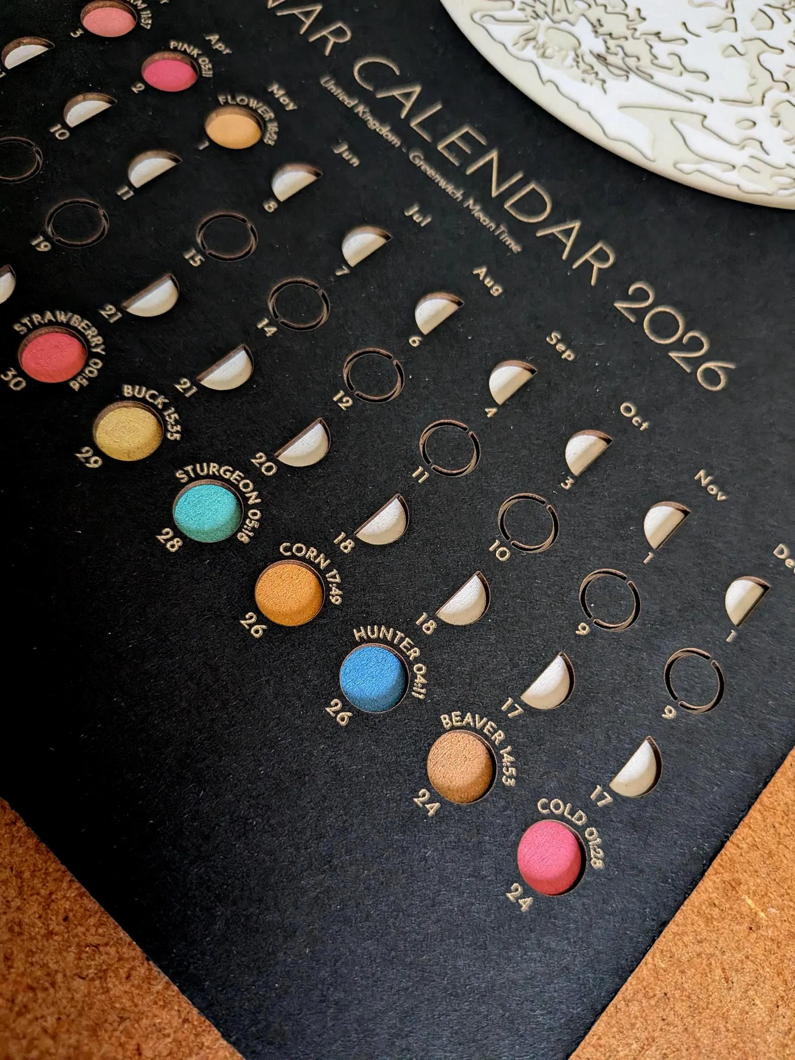 2026 Moon Phase Lunar Calendar - Minimal Edition - Image 4