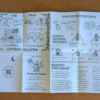 necklace_booklet_front Fold-out instruction booklet with illustrated guides for making potion bottle necklaces, using the included tools and assembling charms and wish tags.