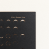 2027 Moon Phase Lunar Calendar - Shadow Edition