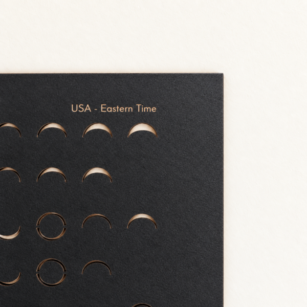 2027 Moon Phase Lunar Calendar - Shadow Edition