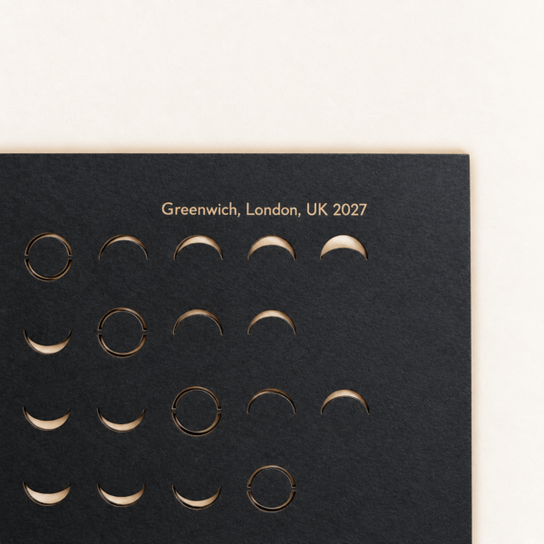2027 Moon Phase Lunar Calendar - Shadow Edition